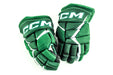 green gloves with white details