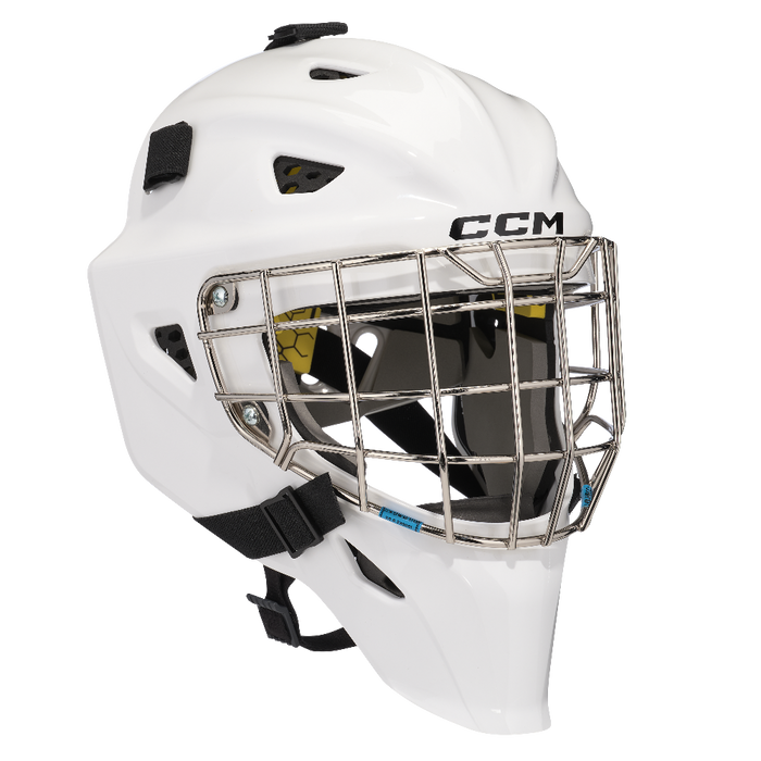 White Goalie helmet