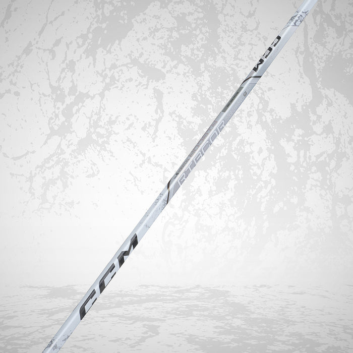 white ccm hockey stick
