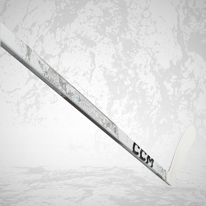 white ccm hockey stick