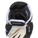 black and white ccm gloves inside view