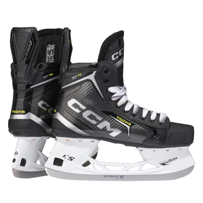 black ccm skates white laces