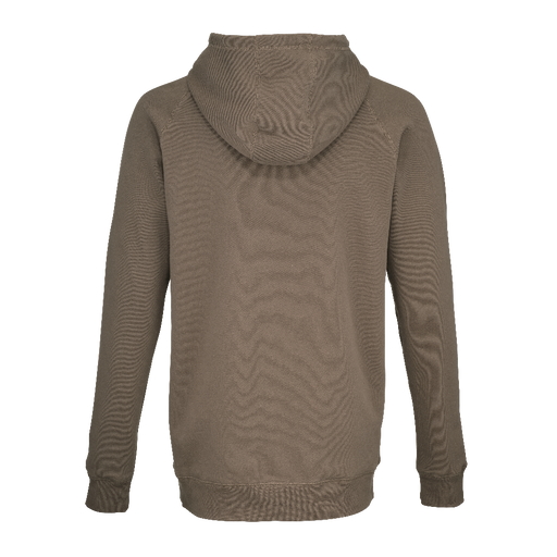 Brown ccm hoodie back