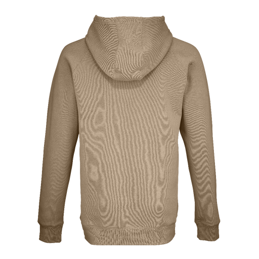 Light brown ccm hoodie back