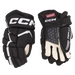 black and white gloves