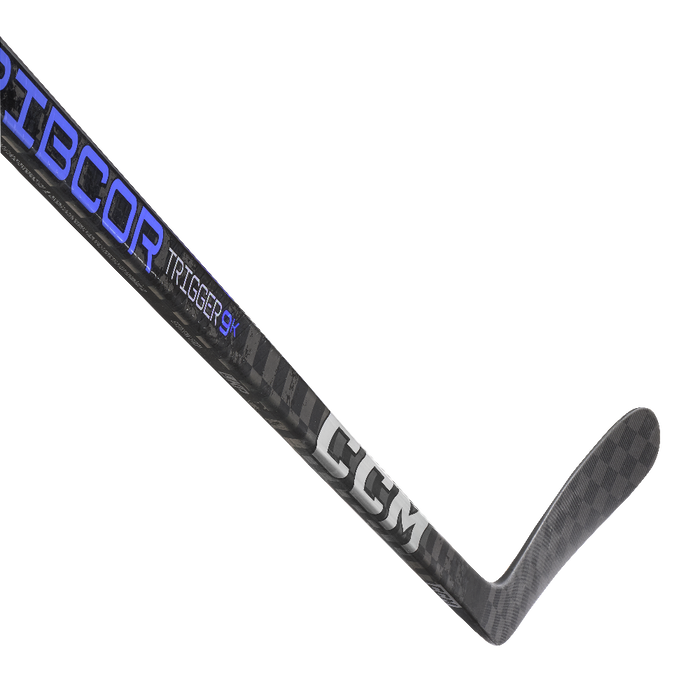 black and blue hockey stick
