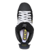 black skates with black lining