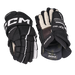black and white gloves