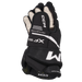 black and white glove
