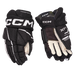 black and white gloves