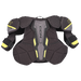 Black and yellow shoulder pads
