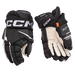 black and white gloves