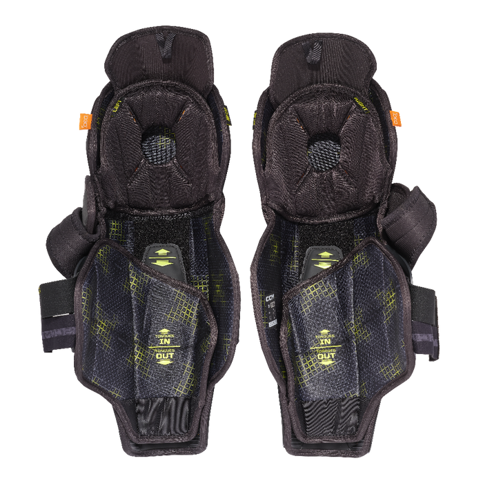 black shin guards