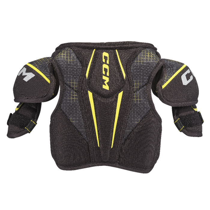 black ccm shoulder pads back