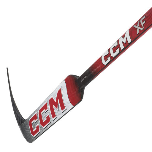 red and black goalie stick