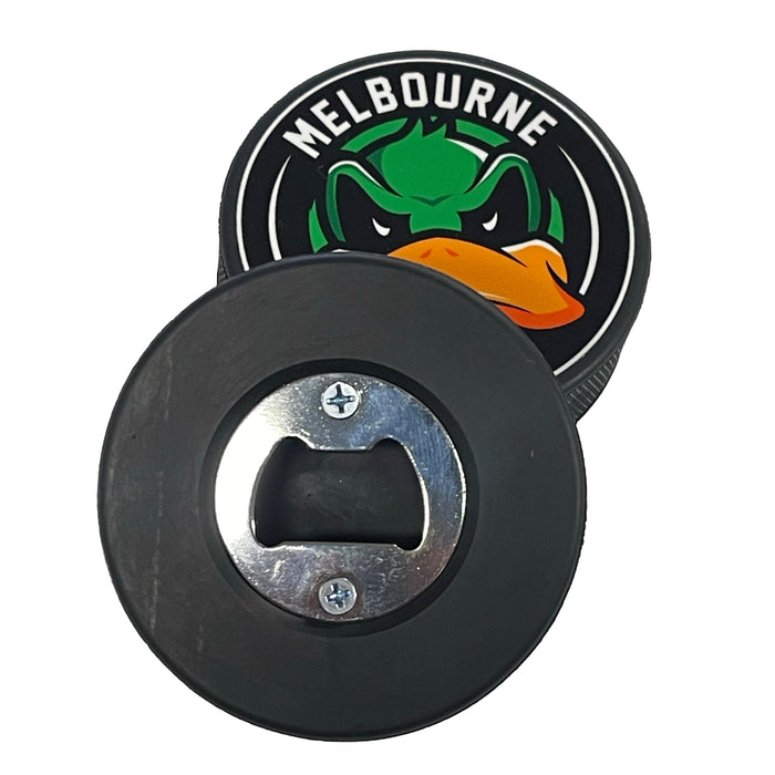 Melbourne Ducks Puck Bottle opener