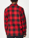 Red and black plaid long sleeve shirt