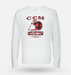 White long sleeve with red checked lumber yard logo