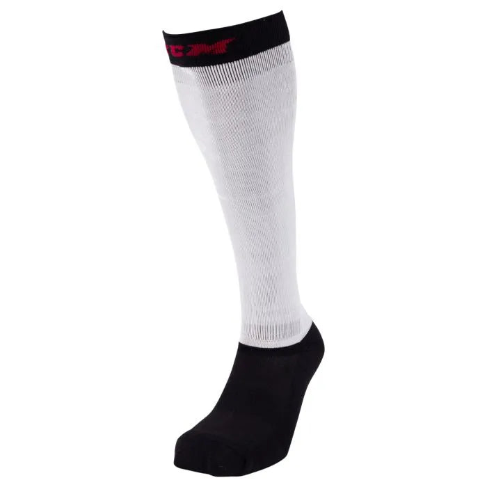 Black and white cut resistant socks